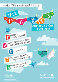 Find out more about the NSPCC PANTS rules that we follow at nursery.